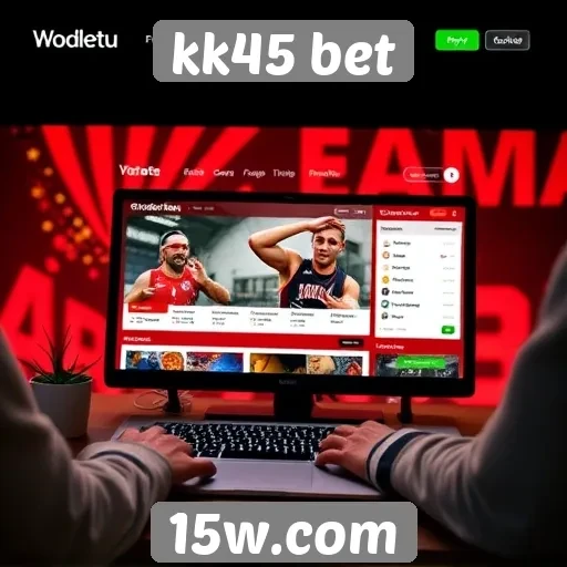 Análise da interface do usuário do site kk45 bet